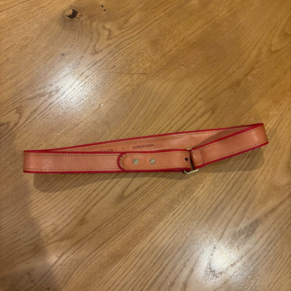Club Monaco Belt Red and Tan Fits Size 0-6